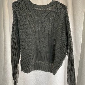 Gray Knit Sweater